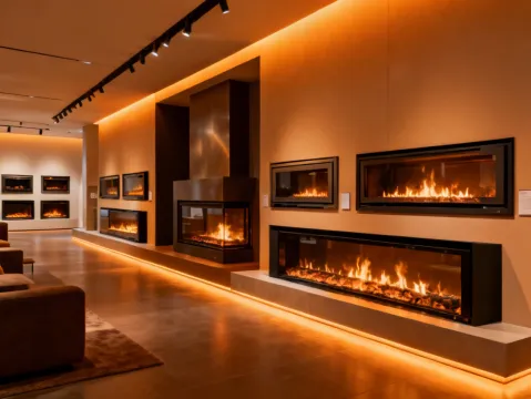 Valor Fireplaces product showroom